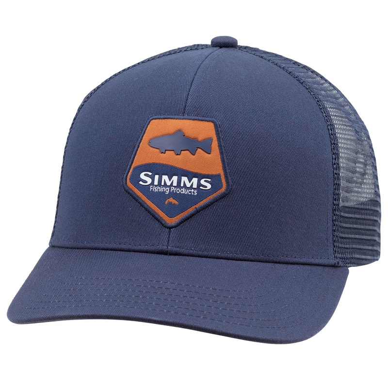 Simms Trout Patch Trucker Hat|Admiral Blue|OSFM