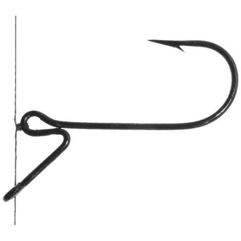 StandOut Finesse Hook|ST4ZS|STZ4ZS|ST4ZS-1|ST4ZS-2|ST4ZS-6|1/0 Black Nickel|2/0 Black Nickel|1 Black Nickel|2 Black Nickel|4 Black Nickel|6 Black Nickel