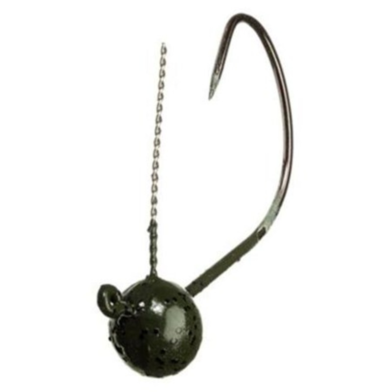 VMC Wacky Weedless Jig|WWJ18-BK|WWJ18-GNNPPK|WWJ316-BK|1/8 oz|3/16 oz