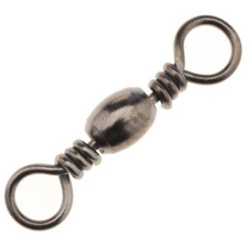 Eagle Claw Barrel Swivel|01012-007|01012-003|01012-001|01042-005|01112-010|01112-005|Size 7|Size 3|Size 1|Size 5|Size 10|Black