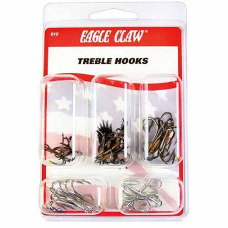 Eagle Claw Treble Hooks|610H|25pk