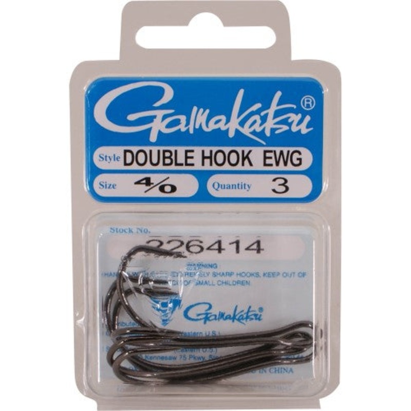 Gamakatsu Double Hook Ewg|226414 EWG|4/0