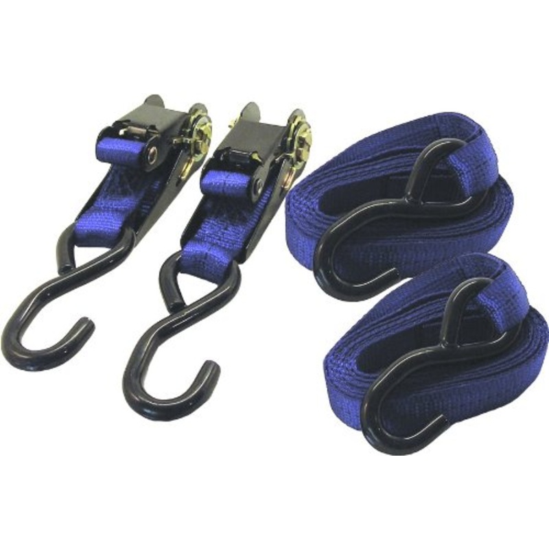 Invincible Trailer Tie Down|Trailer Tie Down Ratchet Straps|6' x 1"