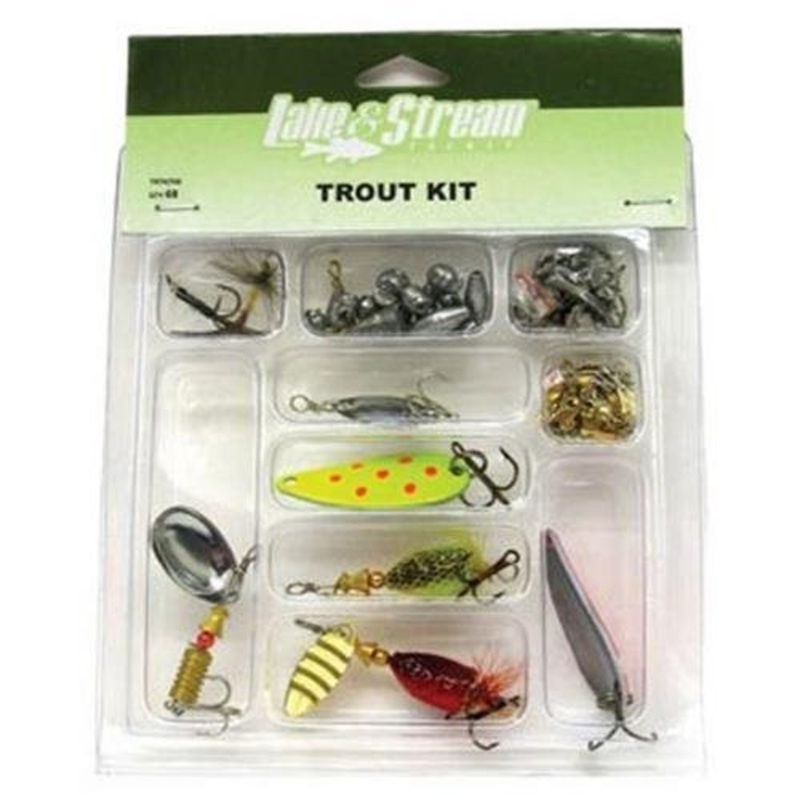 Lake & Stream Trout Kit|TRTKIT68|68 pc