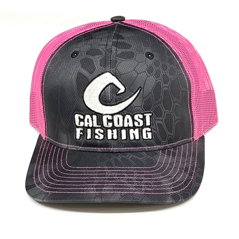 Cal Coast Trucker Hat Pink|Pink Mesh-Grey Kryptek|OSFM