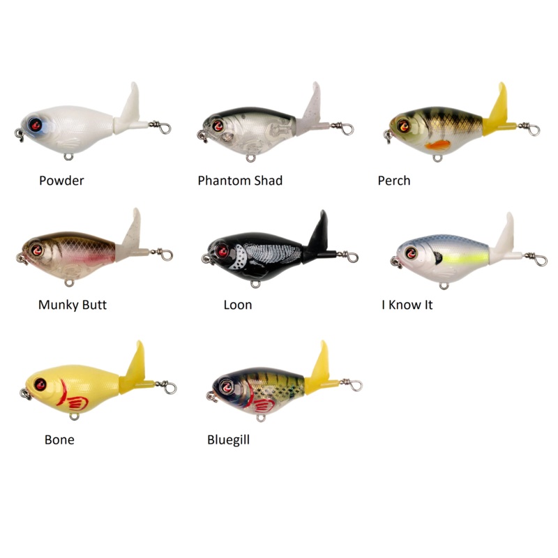 River2Sea Whopper Plopper 60|Bluegill|Bone|I Know It|Loon|Munky Butt|Perch|Phantom Shad|Powder