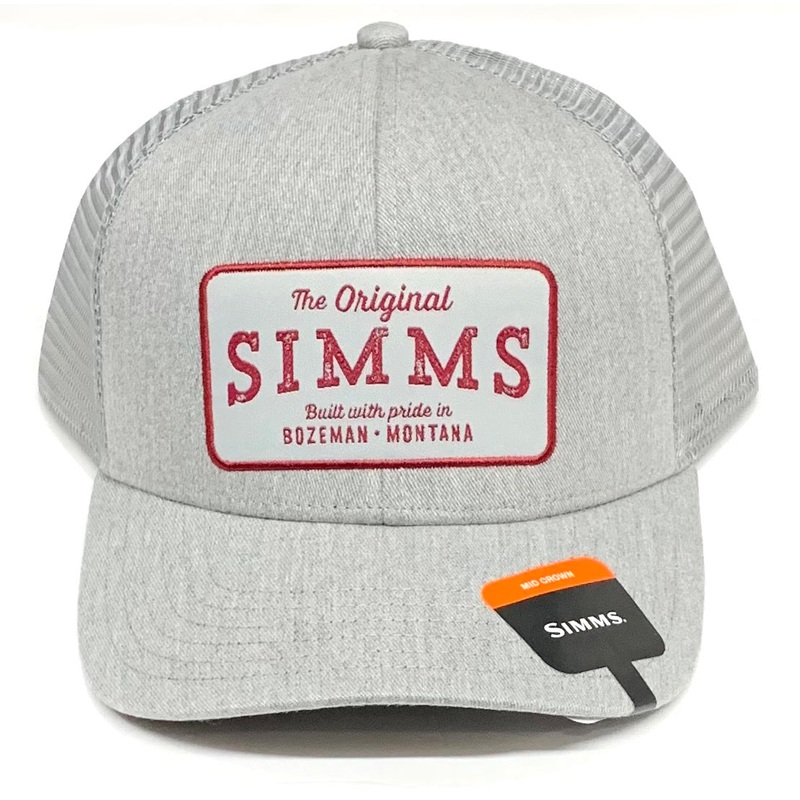 Simms Retro Patch Trucker Hat|Heather Grey|OSFM