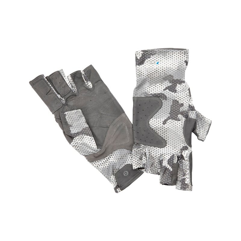 Simms SolarFlex Guide Glove-Hex Flo Camo Steel