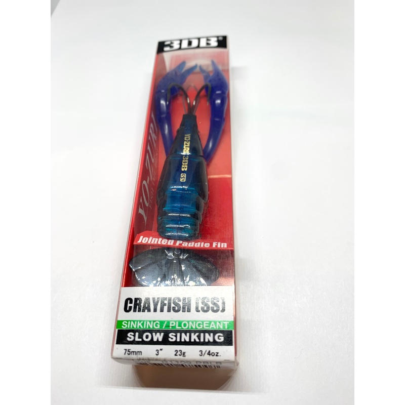 Yo-Zuri 3DB Crawfish 3|Prism Blue Black|Prism Red|Prism Brown