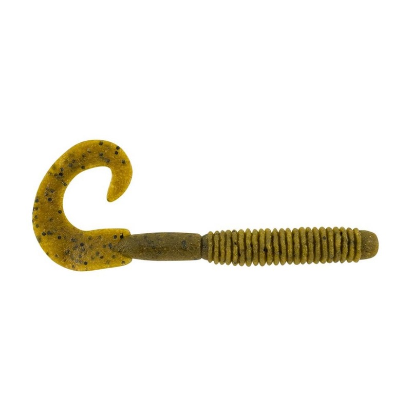 Berkley MaxScent Lunch  Worm|Green Pumpkin|6
