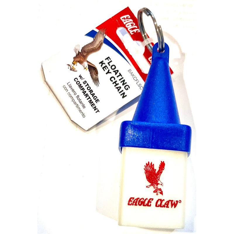 Eagle Claw Floating Key Chain w/Storage Compartment