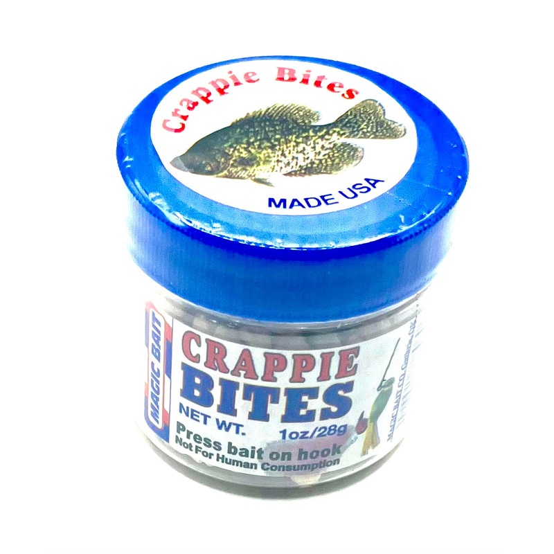 Magic Bait Crappie Bites|White|Yellow|White/Chartreuse
