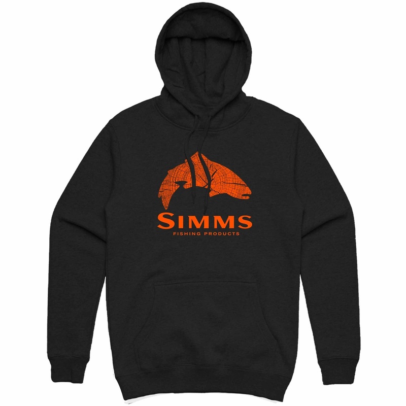Simms Ms Wood Trout Fill Hoody-Black