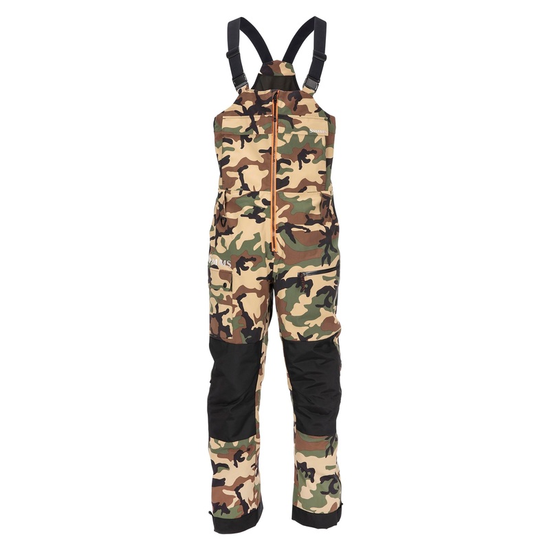 Simms CX Bib-Woodland Camo|Woodland Camo|Medium|Large|XLarge|2XLarge