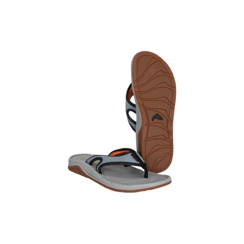 Simms Ms Challenger Flip Flop-Cinder