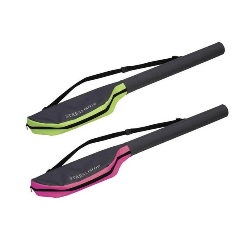 Deluxe Spinning Rod Case 44|Chartreuse|Pink