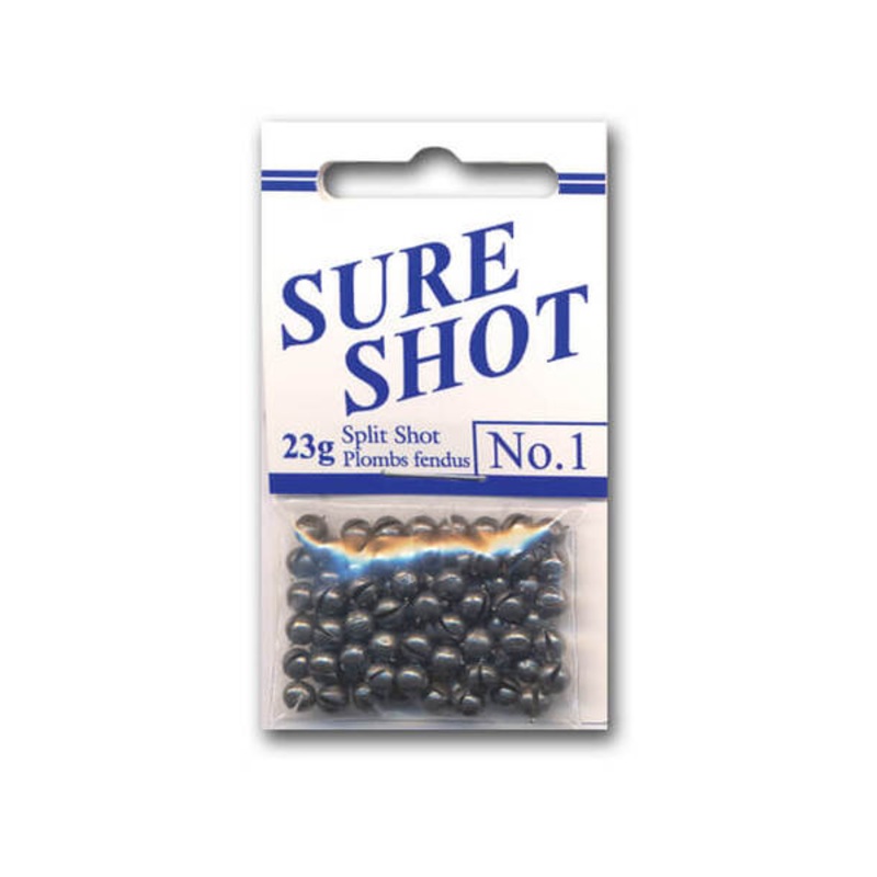 Sure Shot Split Shot|AAA|AB|BB|NO. 1|NO. 4|BUCK|23 GRAMS|100 GRAMS