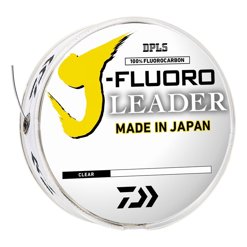 Daiwa J-Fluoro Leader|4LB (100YD)|6LB (100YD)|8LB (100YD)|10LB (100YD)|12LB (100YD)|15LB (100YD)|20LB (100YD)|25LB (50YD)|30LB (50YD)|40LB (50YD)|50LB (50YD)|60LB (50YD)|80LB (50YD)