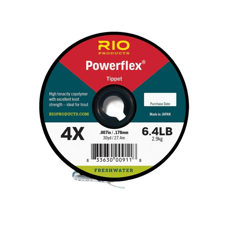 RIO Powerflex Tippet|0X|1X|2X|3X|4X|5X|6X|7X