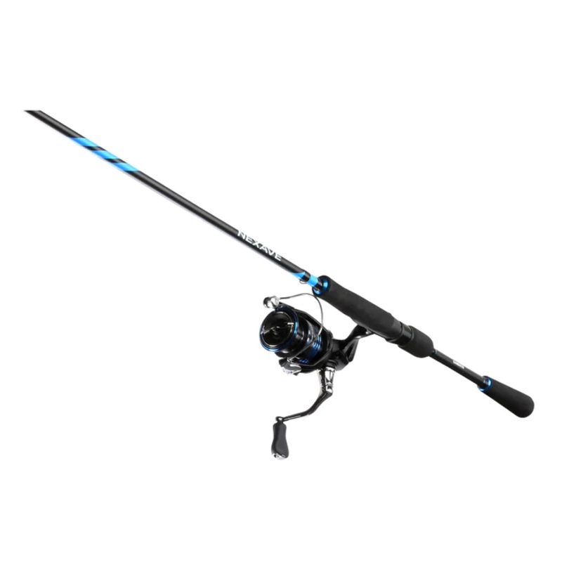 Shimano Nexave Spinning Combo|Nexave 1000/ 5'6" Ultra-Light 2pc.|Nexave 2500/ 6'6" Medium 2pc.|Nexave 2500/ 7'0" Medium 2pc.|Nexave 3000/ 7'0" Med-Heavy 2pc.