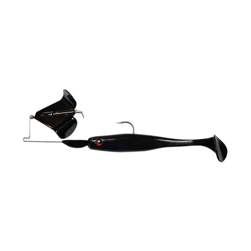 Big Bite Baits Suicide Buzz|1/4oz|Black Blade/Black