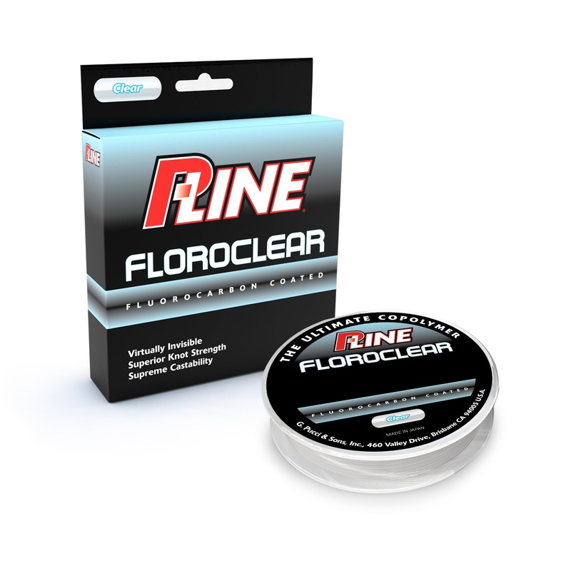 P-Line Floroclear|4LB 300YD|6LB 300YD|8LB 300YD|10LB 300YD|12LB 300YD|15LB 300YD|20LB 300YD|25LB 260YD