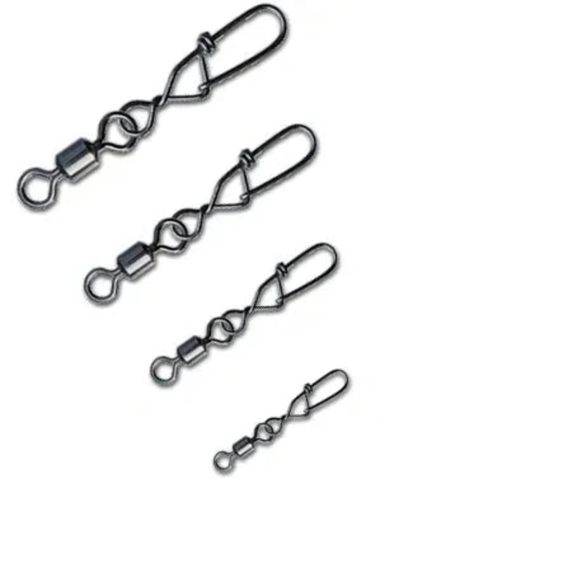 Torpedo Snap Swivel 20pk|Size 0 - 20lb|Size 1 - 30lb|Size 2 - 45lb|Size 3 - 60lb