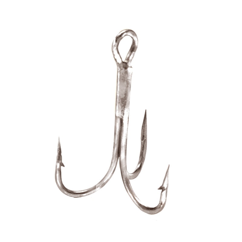 Compac Treble Hook - Nickel|1/0|1|2|6