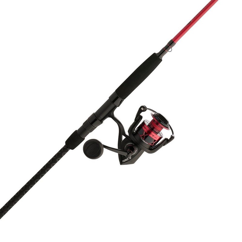 Penn Fierce IV Spinning Combo|FRCIV5000802MH (8' MH)|FRCIV6000LL902MH (9' MH)