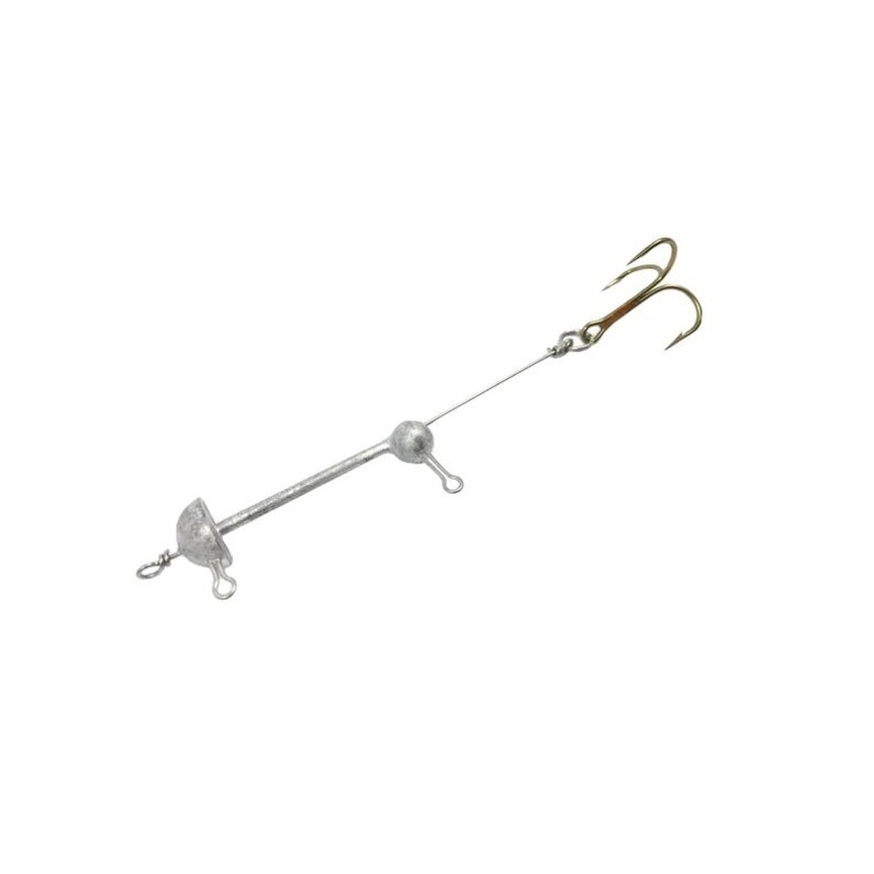 Red October Hybrid Musky Tube Jig Head