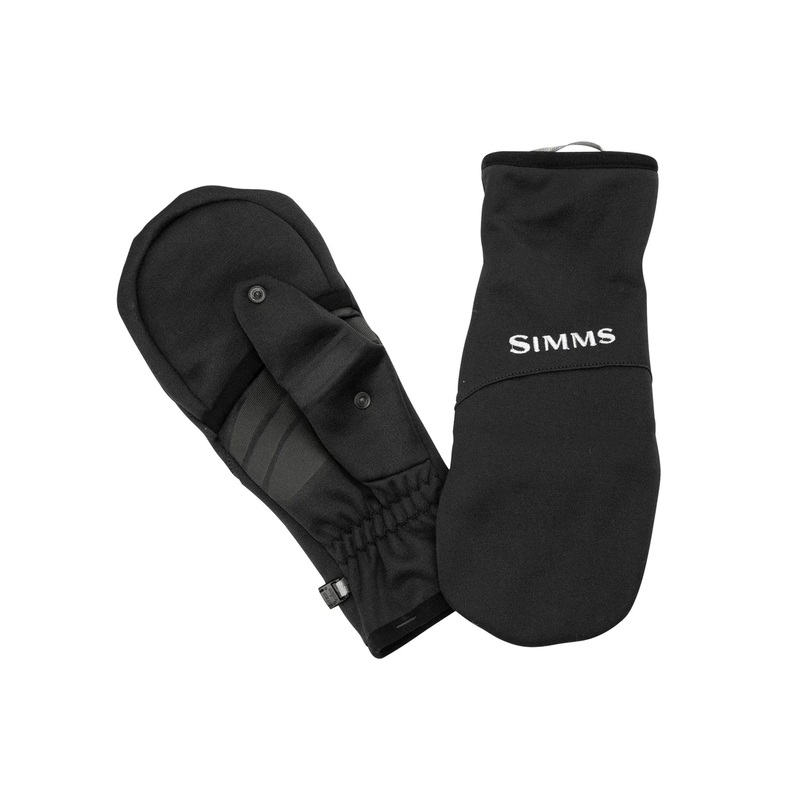 Simms Freestone Foldover Glove - Black