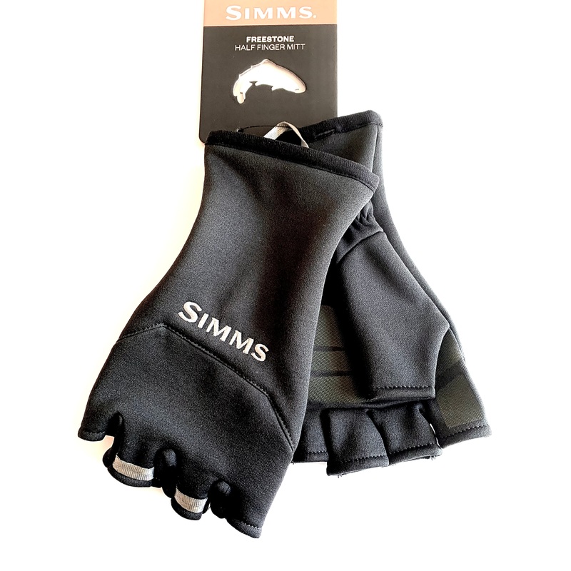 Simms Freestone Half Finger Glove - Black