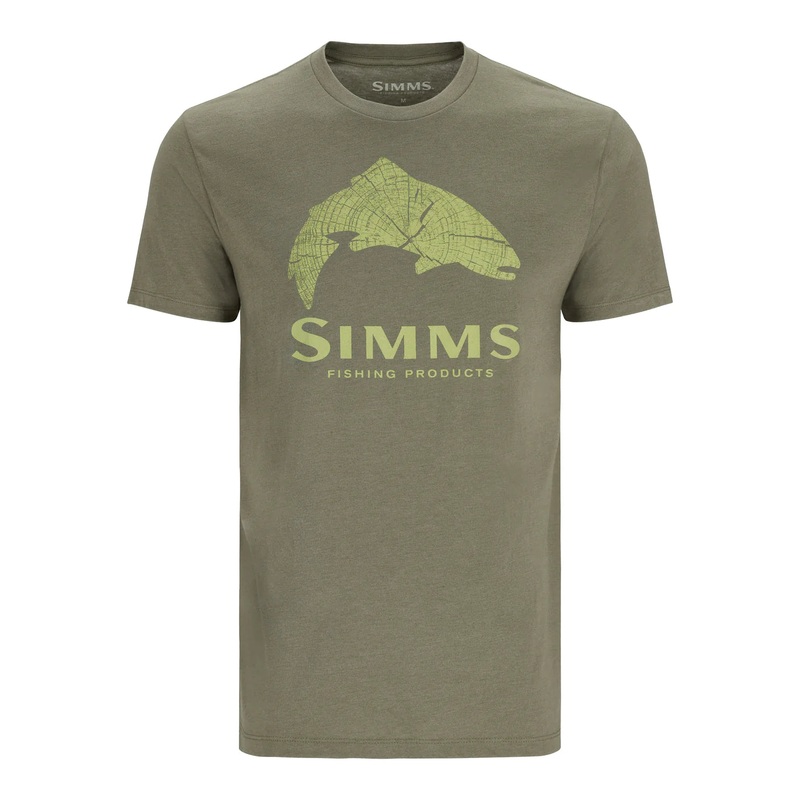 Simms M's Wood Trout Fill T-Shirt