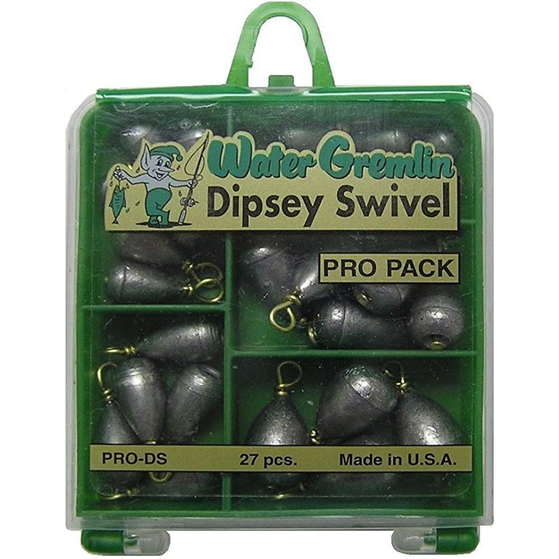 Water Gremlin 27pc Dipsey Swivel Sinker Pro Pack