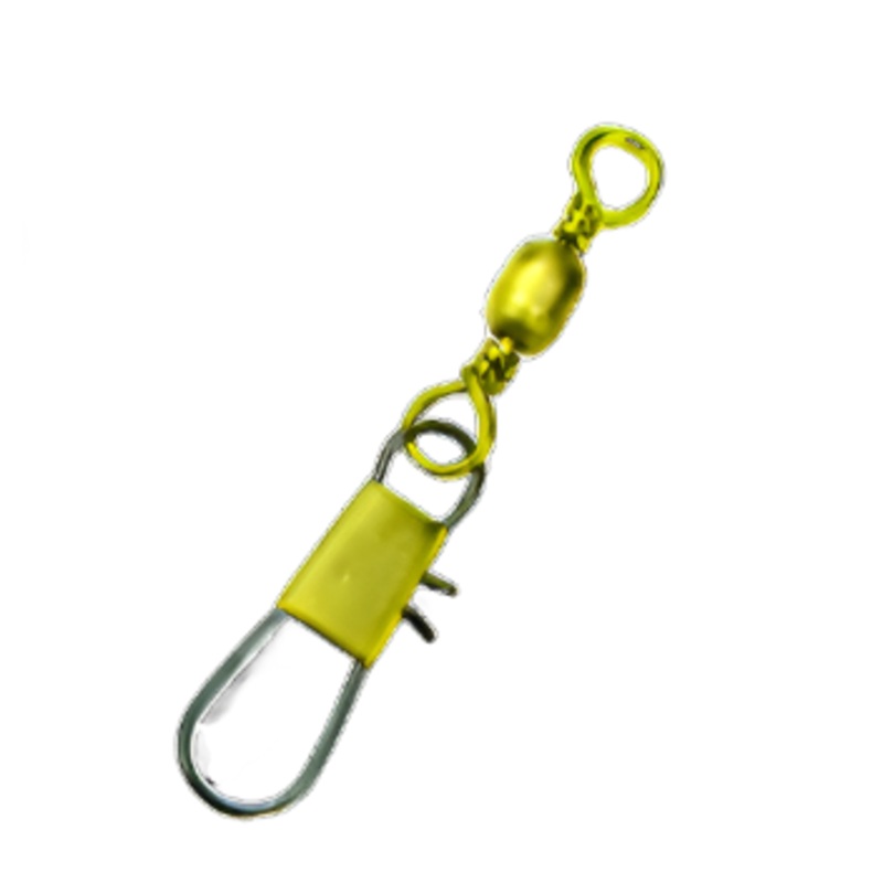 Eagle Claw Barrel Swivel w/Interlock Snap - Brass