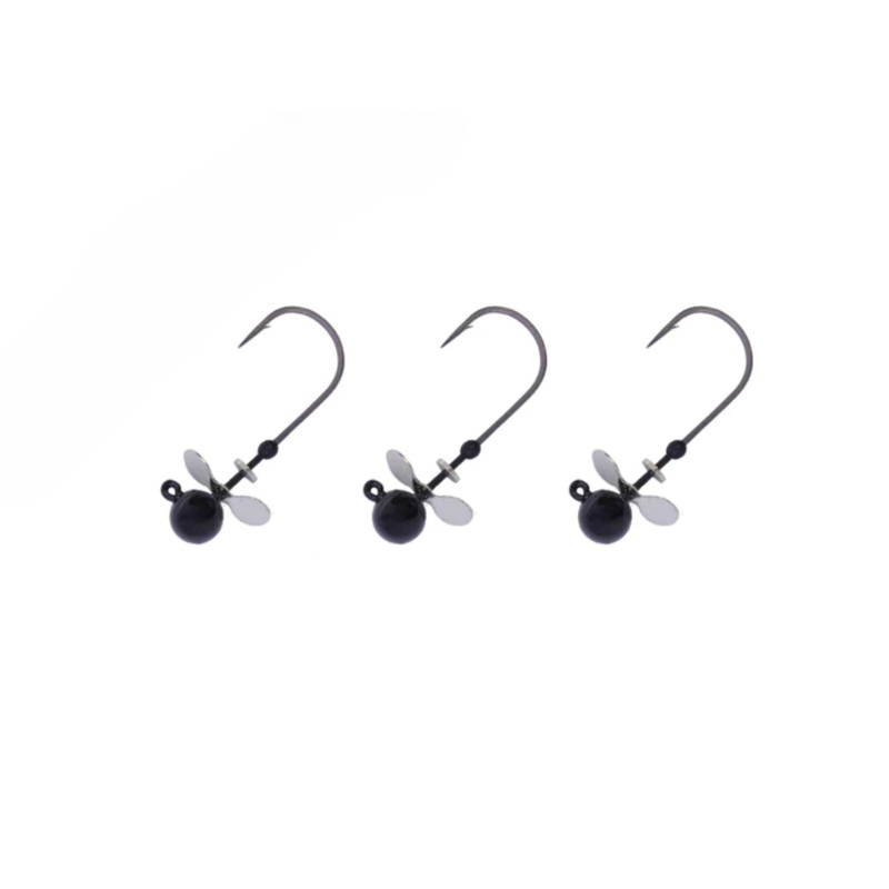 X Zone Propeller Jig Head|1/16oz (1/0)|1/8oz (1/0)|3/16oz (1/0)|1/4oz (1/0)