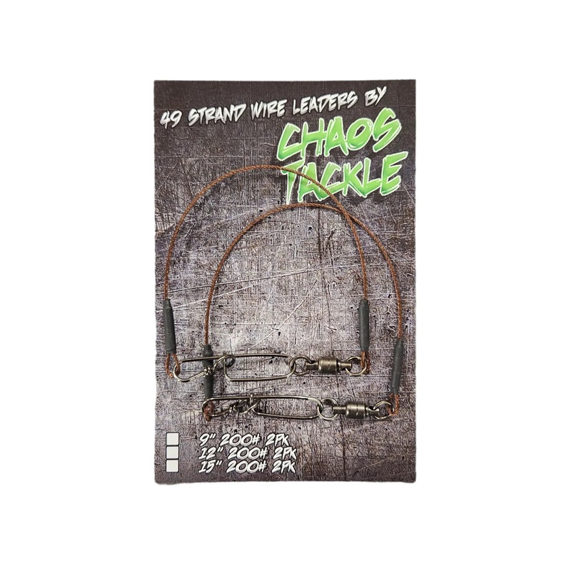 Chaos Tackle 49 Strand Wire Leader 2pk