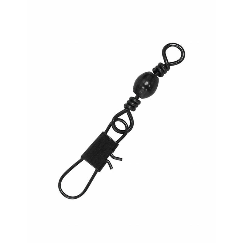 Eagle Claw Barrel Swivel w/Interlock Snap - 12pk