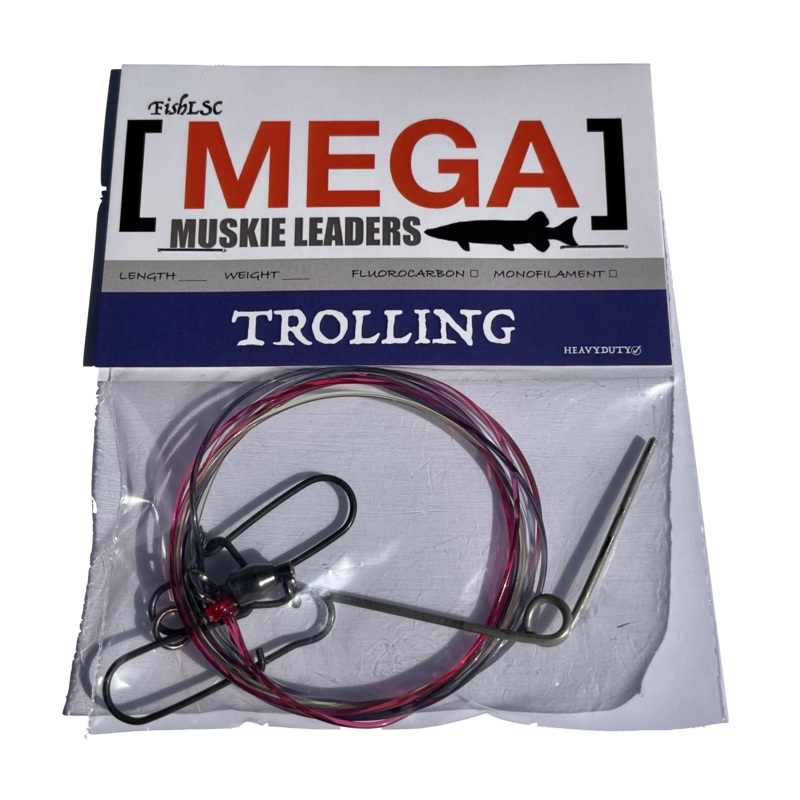 Mega Muskie Leader 5' 100lb Monofilament