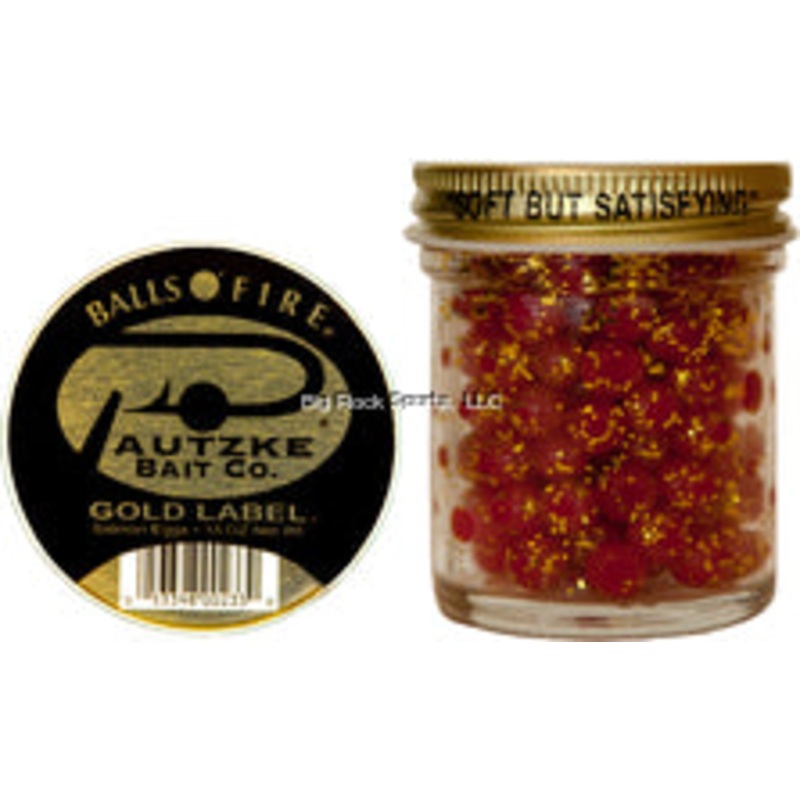 Pautzke Bait Gold Ball Fire Salmon Eggs 1oz