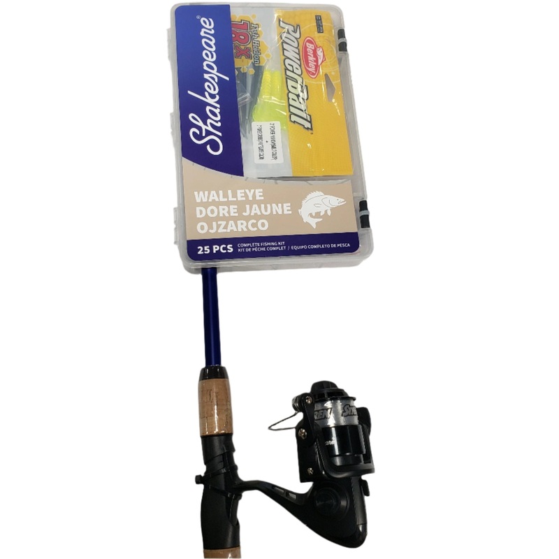 Shakespeare Catch More Fish 3 Walleye Spinning - 6'6 Medium 2pc