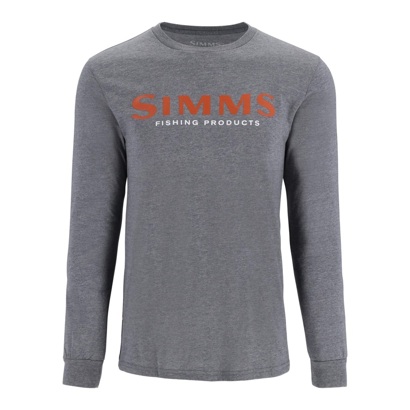 Simms Logo Longsleeve Shirt - Athletic Heather