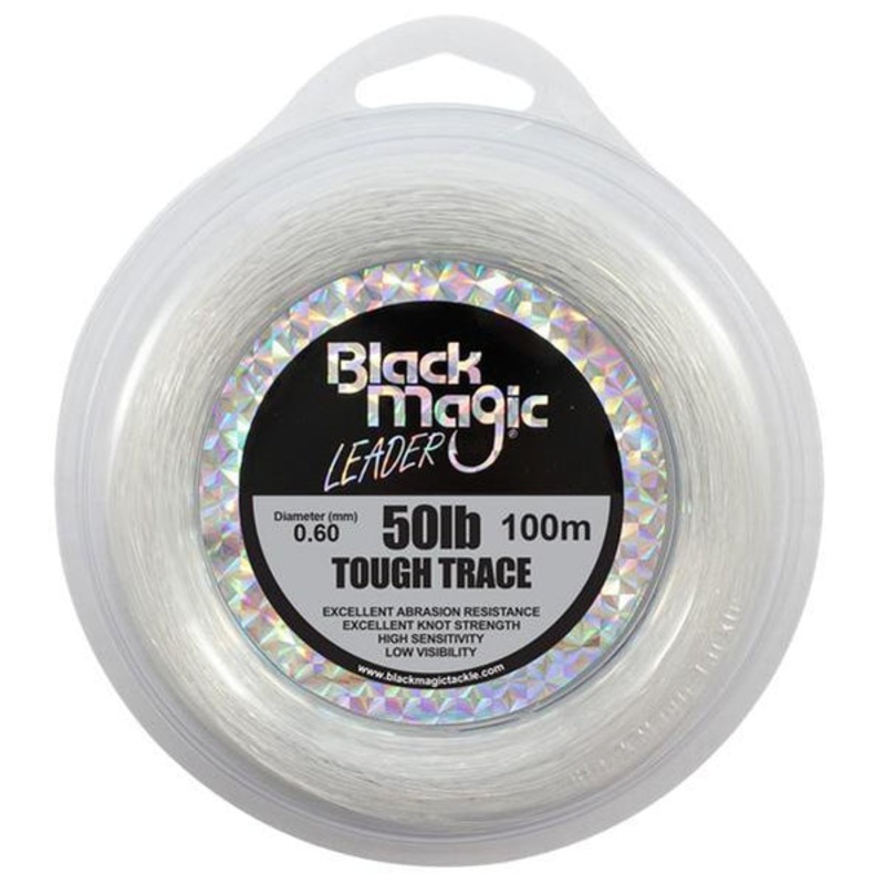 Black Magic Tough Trace|100m x 20lb|100m x 30lb|100m x 40lb|100m x 50lb|100m x 60lb|80m x 80lb|60m x 100lb|50m x 130lb|30m x 200lb