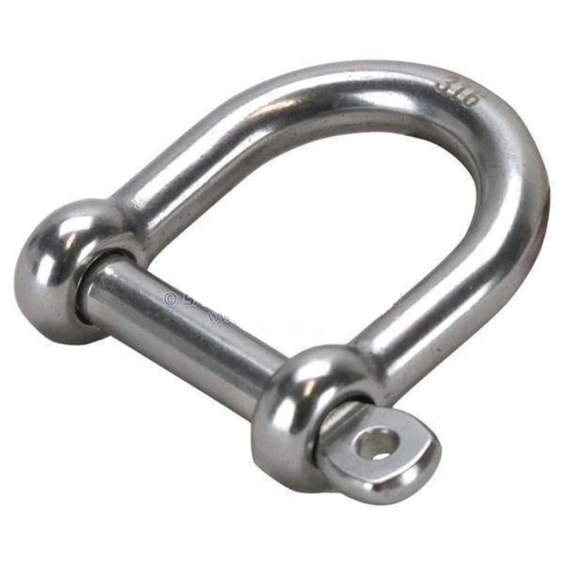 8mm Stainless Steel D Shackle|8mm