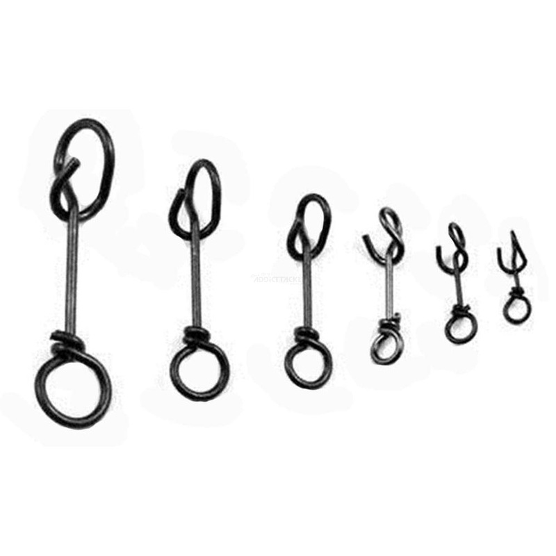 Mustad Fastach Lure Clips|0 - 15lb - 12pack|1 - 25lb - 12pack|2 - 50lb - 12pack|3 - 75lb - 12pack|4 - 100lb - 10pack|5 - 150lb - 8pack