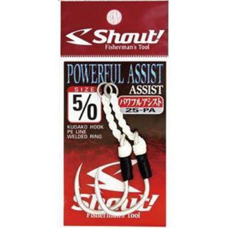 Shout Powerful Assist Hooks 25-Pa