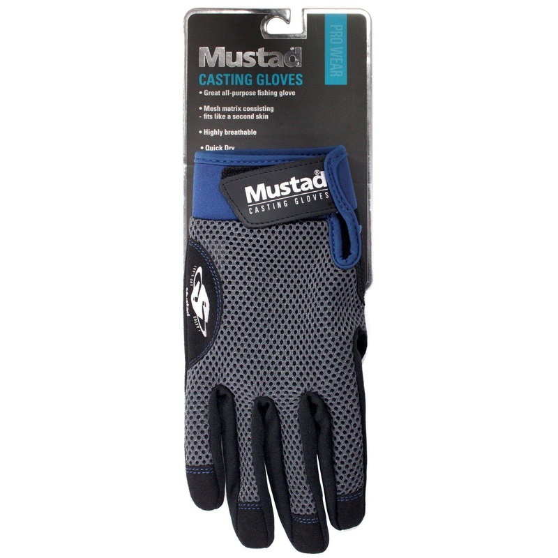 Mustad Casting Gloves|M|L|XL