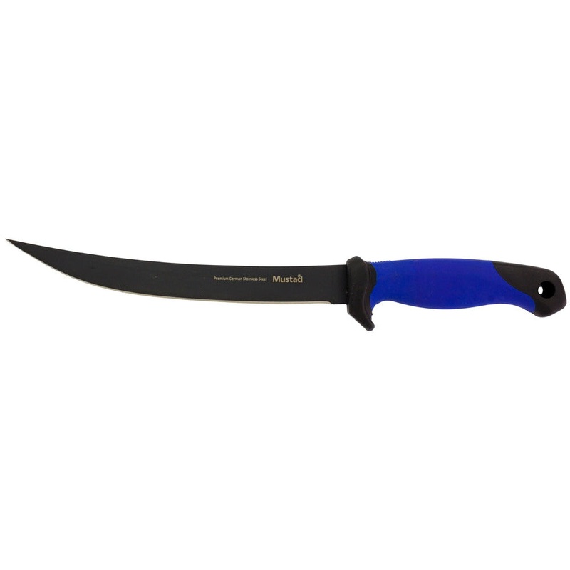 Mustad Fillet Knife With Sheath 9 Blue