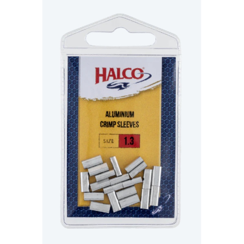 Halco Aluminium Single Crimp Sleeve - Qty 20