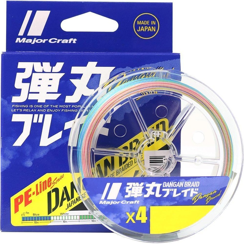 Major Craft Dangan X8 Braid 300M Multicoulour